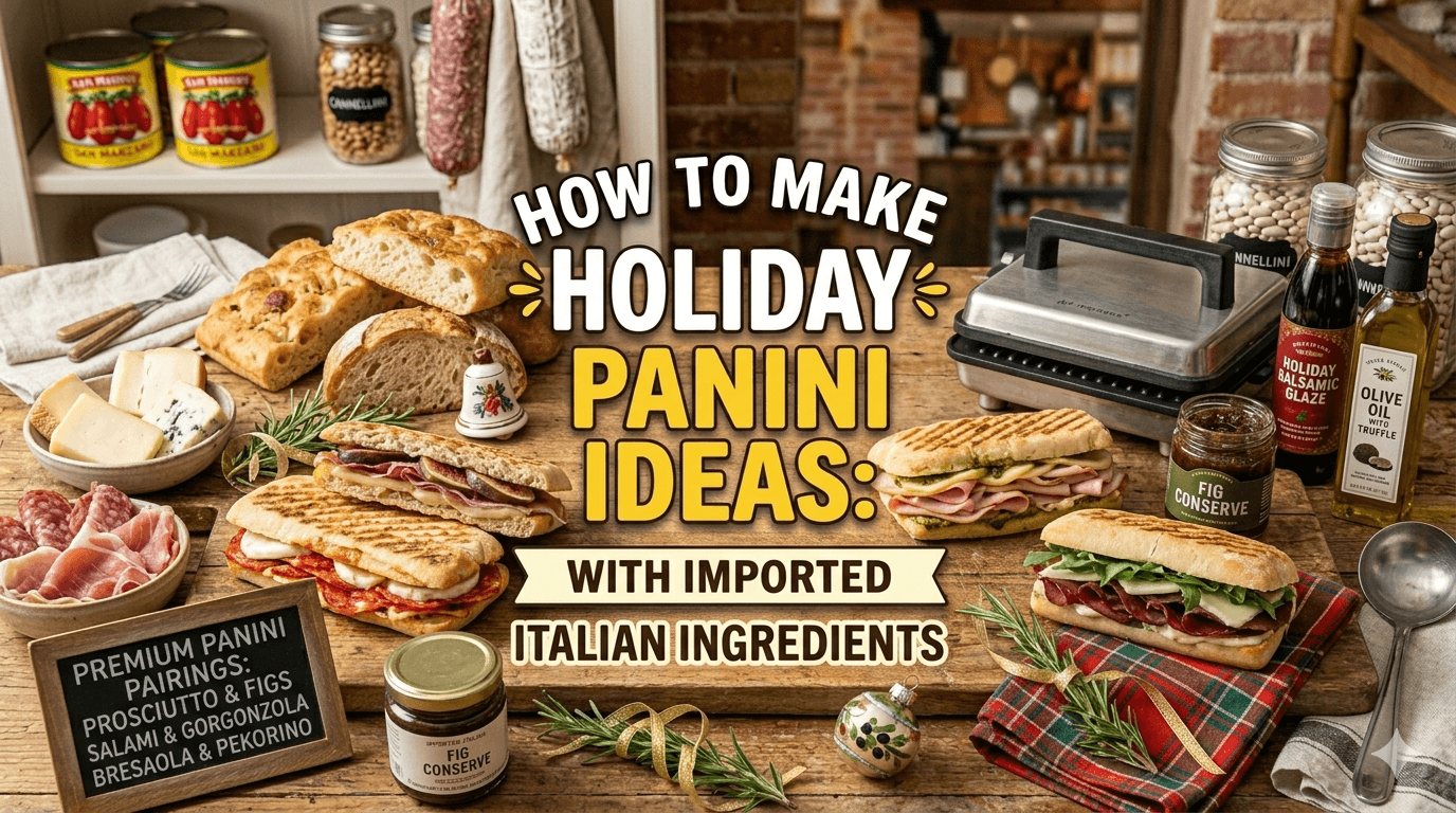 Holiday Panini Ideas with Imported Italian Ingredients